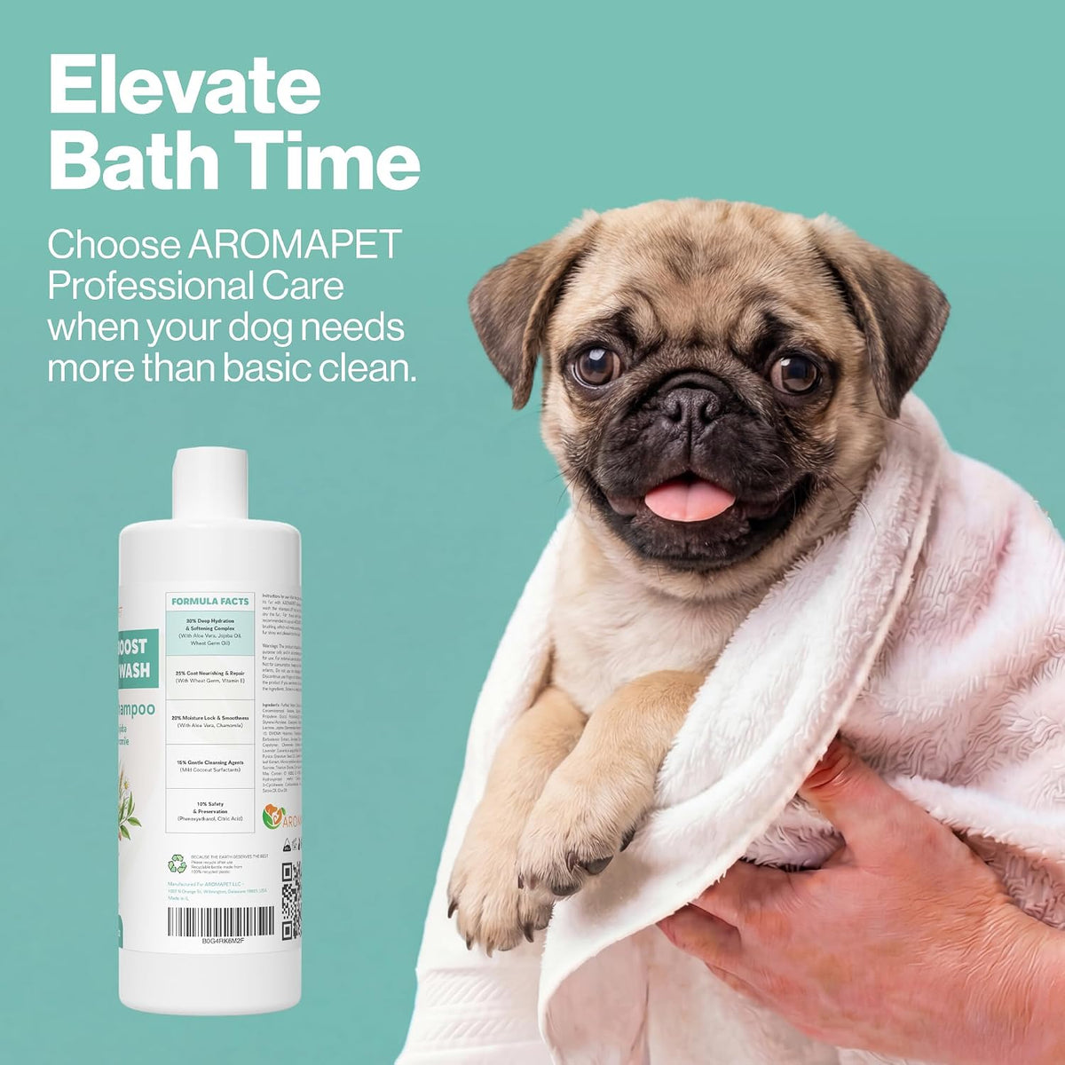 Hydration Boost Dog Shampoo – Deep Moisture for Dry Skin & Dull Coats