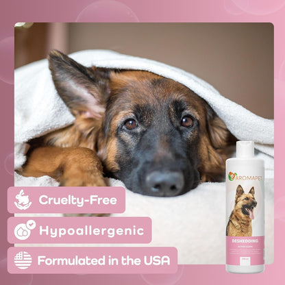 Deshedding Active Clean Dog Shampoo – Reduces Shedding & Strengthens Double Coats