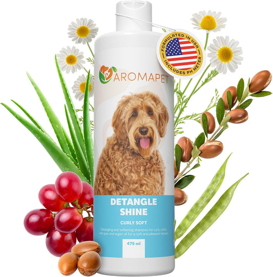 Detangle & Shine Dog Shampoo – Soft, Manageable Care for Curly & Wavy Coats