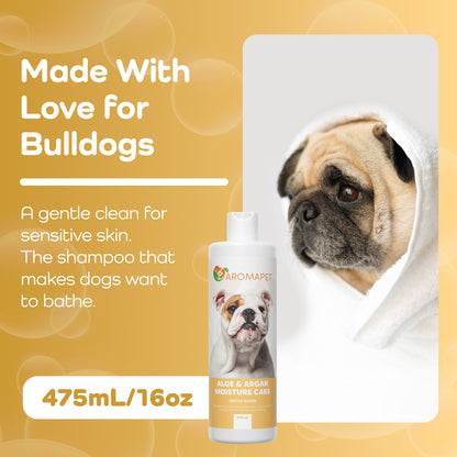 Aloe & Argan Moisture Care Dog Shampoo – Gentle Care for Sensitive Skin
