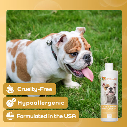 Aloe & Argan Moisture Care Dog Shampoo – Gentle Care for Sensitive Skin