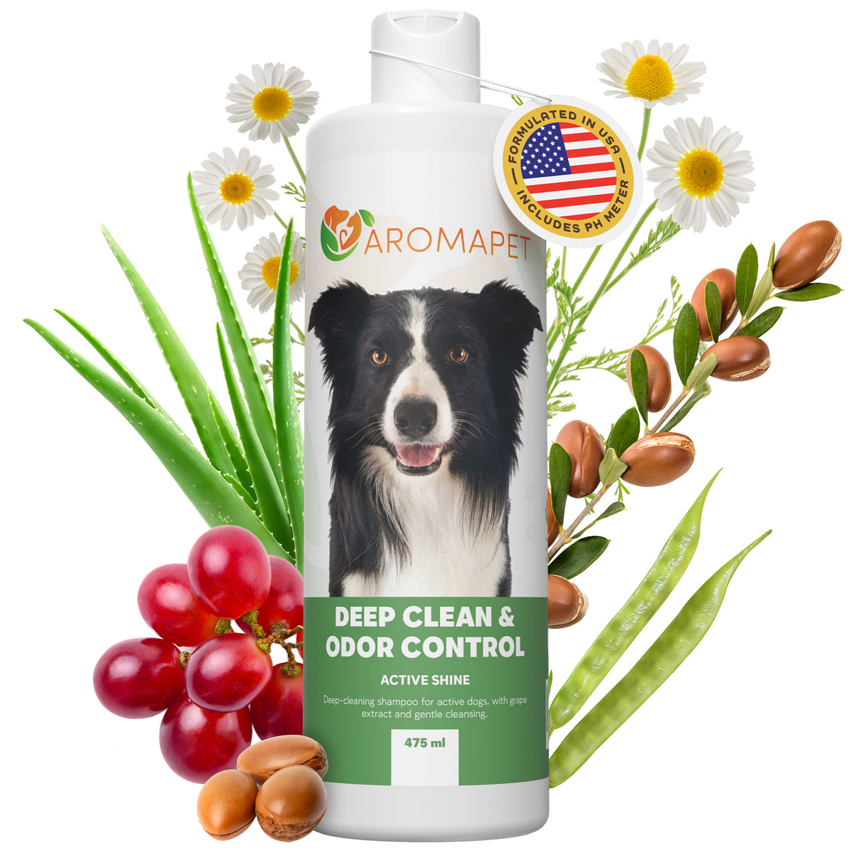 Deep-Clean-Odor-Control-Active-Shine Dog shampoo