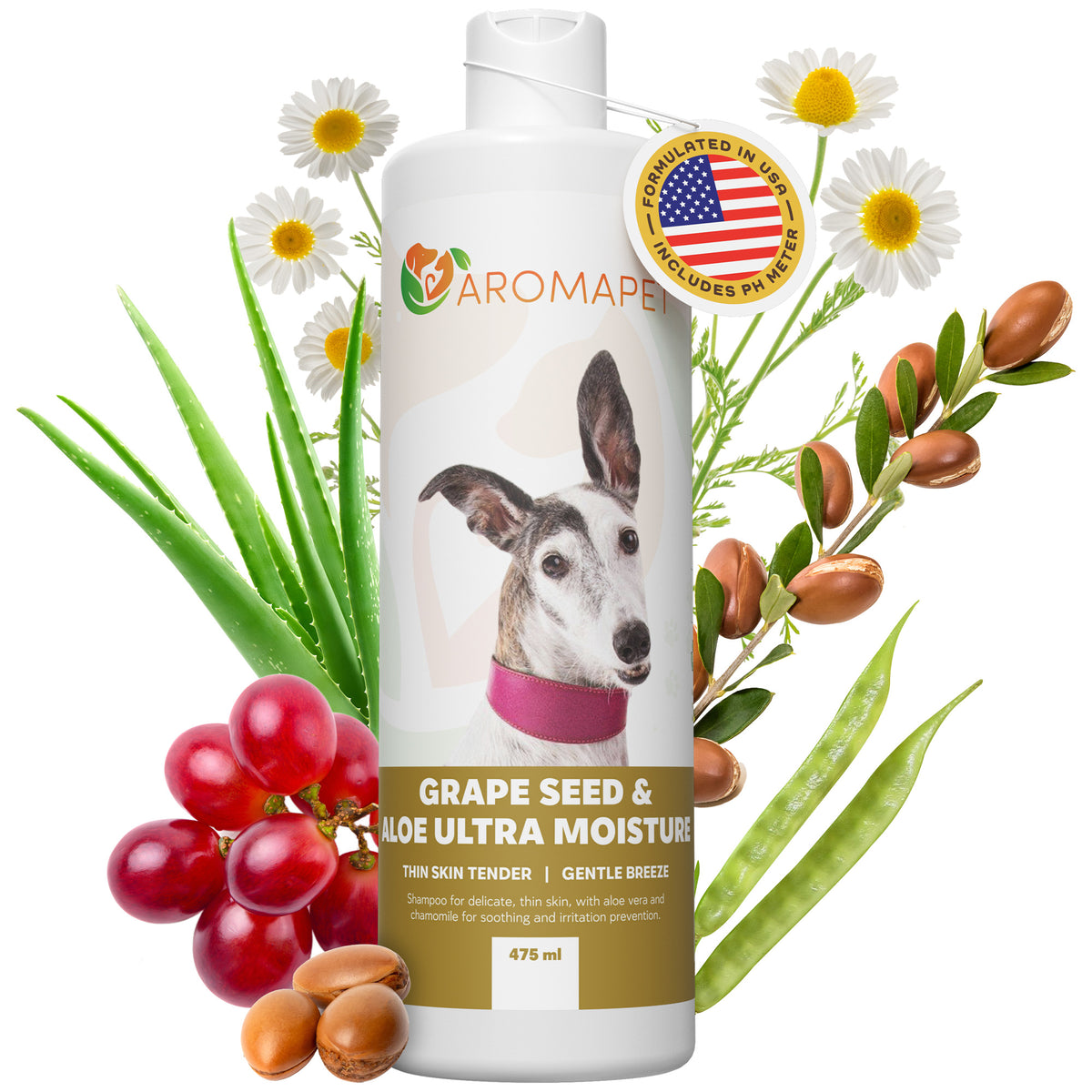 Grape-Seed-Aloe-Ultra-Moisture-Thin-Skin Dog shampoo
