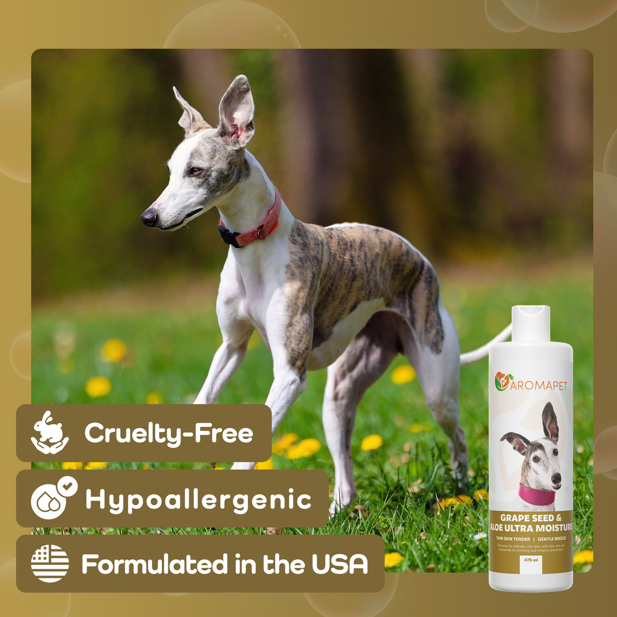 Grape-Seed-Aloe-Ultra-Moisture-Thin-Skin Dog shampoo